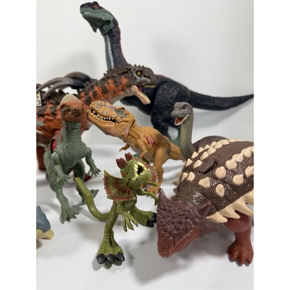 Jurassic World Mixed Lot Dinosaur Action Figures Hasbro & Mattel Battle Damaged - Picture 4 of 15